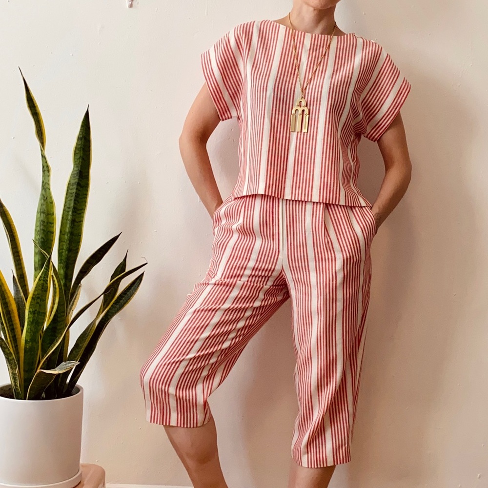 Vintage 80’s matching top & pants, XS